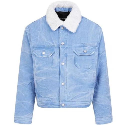 Powder Blue Cotton Jacket - Größe S - blue - Acne Studios - Modalova