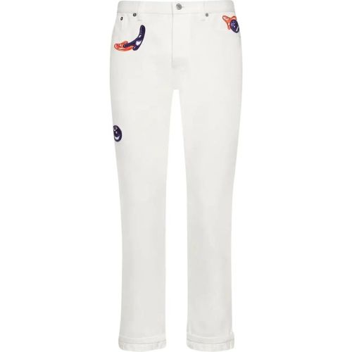 Dior KennyScharf Patches Jeans - Größe 32 - Christian Dior - Modalova