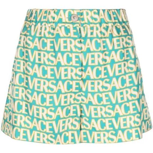 Allover W Multicolor Shorts - Größe 40 - green - Versace - Modalova