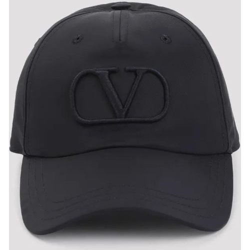 Caps & Mützen - Baseball Navy Blue Polyester Hat - Gr. 60 - in - für Damen - Valentino - Modalova