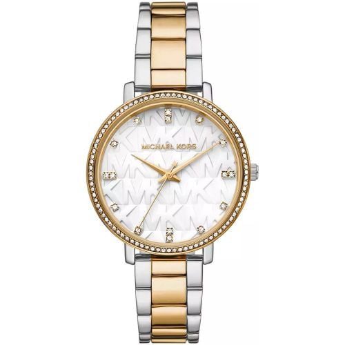 Uhr - Women's Pyper Three-Hand Alloy Watch MK4595 - Gr. unisize - in Silber - für Damen - Michael Kors - Modalova