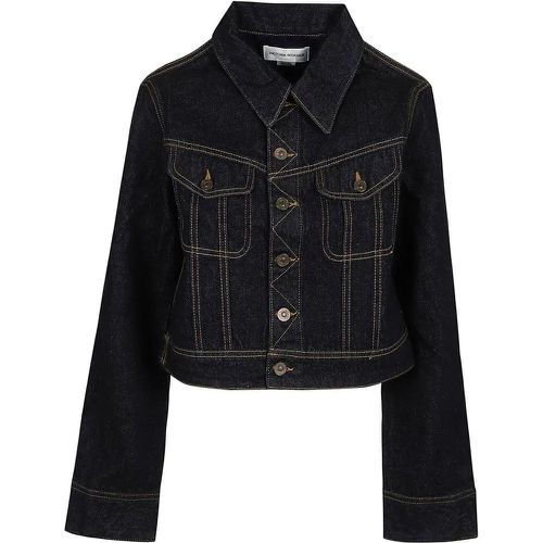 Cropped Denim Jacket - Größe 6 - Victoria Beckham - Modalova