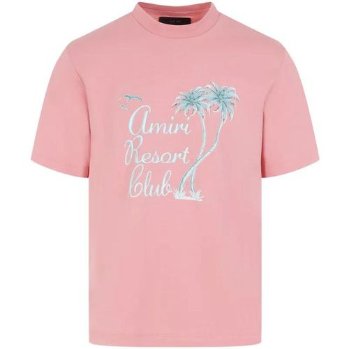 Flamingo Cotton Resort Club Tee - Größe M - Amiri - Modalova