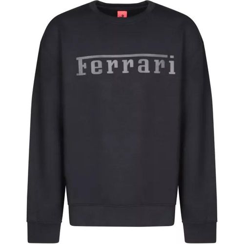 Front Logo Sweater - Größe M - black - Ferrari - Modalova