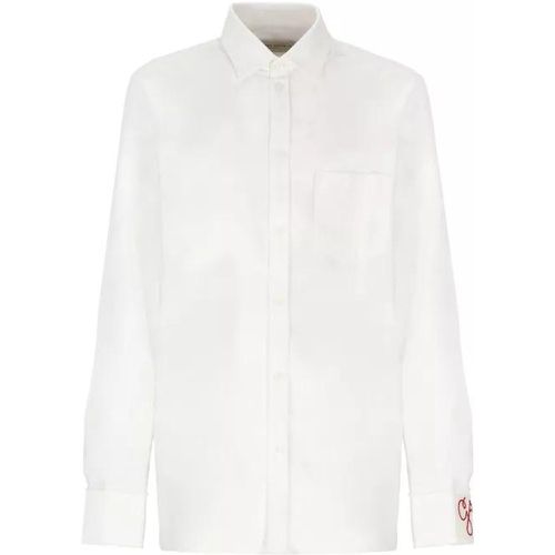 White Cotton Shirt - Größe L - white - Golden Goose - Modalova