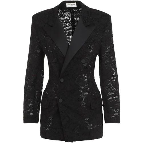 Cotton Jacket - Größe 36 - Saint Laurent - Modalova