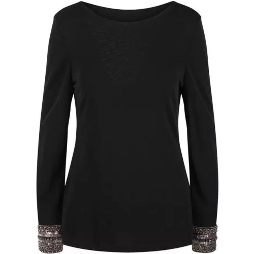 Embroidered Cuffs Jersey Top - Größe 42 - alberta ferretti - Modalova