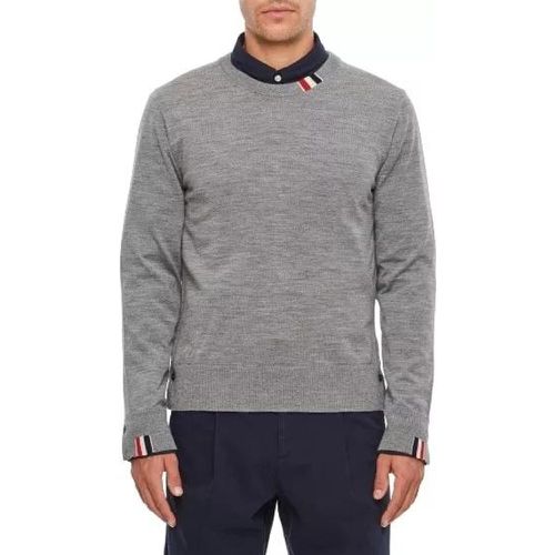 Jersey Stitch Pullover - Größe 1 - gray - Thom Browne - Modalova