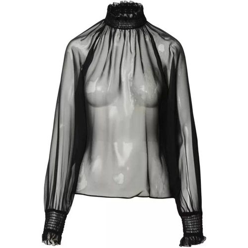 Black Silk Blouse - Größe 40 - black - Dolce&Gabbana - Modalova