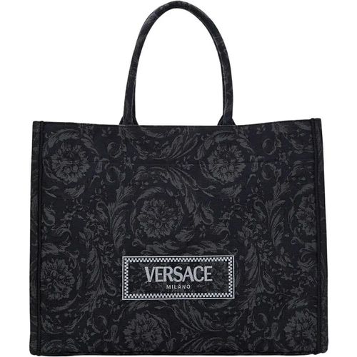 Totes & Shopper - Barocco Embroidery Extra Large Tote Bag - Gr. unisize - in - für Damen - Versace - Modalova