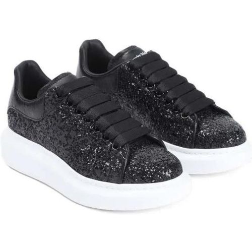 Low-Top Sneaker - Black Leather Sneakers - Gr. 36 (EU) - in - für Damen - alexander mcqueen - Modalova