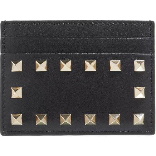 Portemonnaie - Rockstud Card Case Leather - Gr. unisize - in - für Damen - Valentino Garavani - Modalova