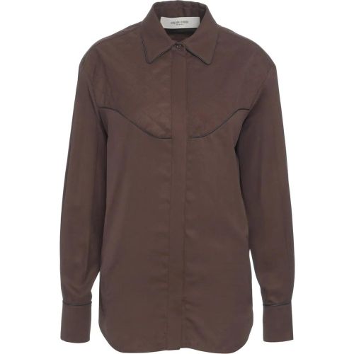 Blouse with quilted details - Größe M - Golden Goose - Modalova