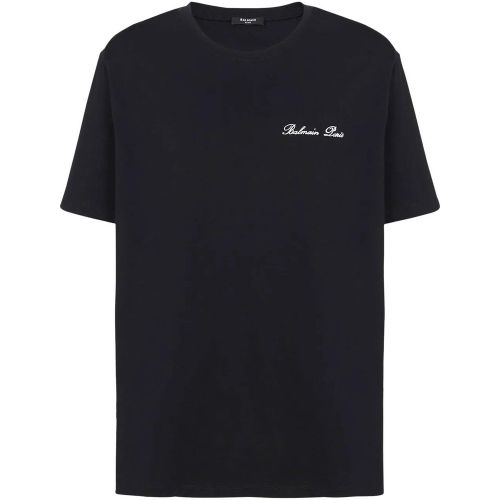 Cotton Logo T-shirt - Größe L - Balmain - Modalova