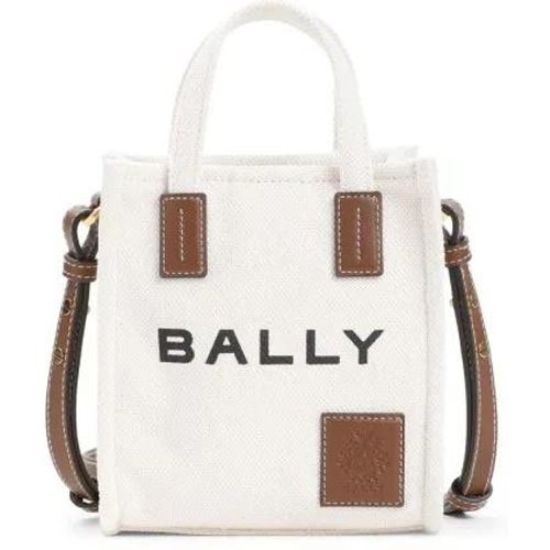 Crossbody Bags - Cuero White Cotton Minibag - Gr. unisize - in - für Damen - Bally - Modalova