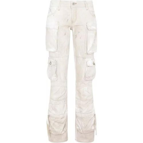 Natural Marble Cotton Essie Denim Pants - Größe 25 - The Attico - Modalova