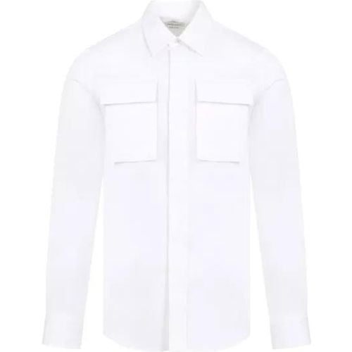 White Cotton Shirt - Größe 15 ,5 - white - alexander mcqueen - Modalova