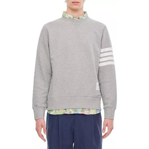 Classic Sweatshirt In Classic Loopback W/ Engineer - Größe 2 - Thom Browne - Modalova