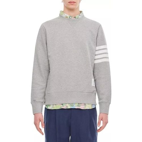 Classic Sweatshirt In Classic Loopback W/ Engineer - Größe 5 - Thom Browne - Modalova