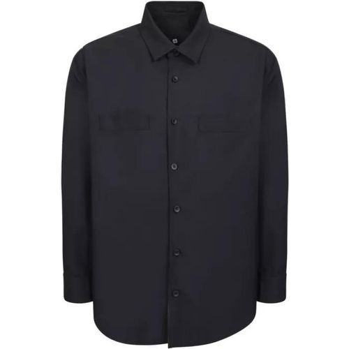 Black Relaxed Shirt - Größe L - black - Lardini - Modalova