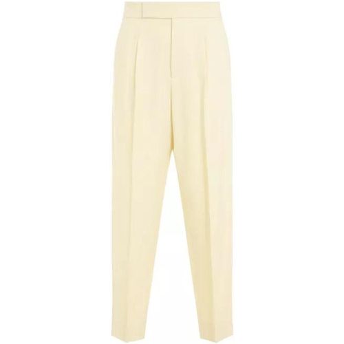 Single Pleat Tapered Cream Wool Trousers - Größe 50 - FEAR OF GOD - Modalova