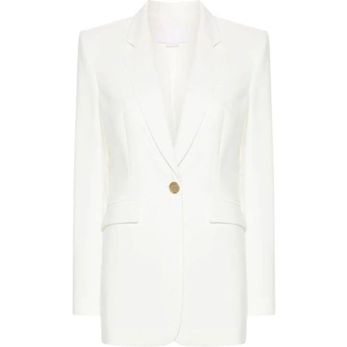 White Cady Blazer With Logo - Größe 40 - Genny - Modalova