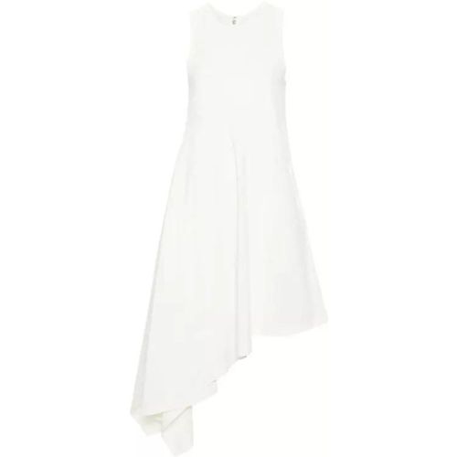 Midi Dress Logo Print White - Größe M - white - Y-3 - Modalova