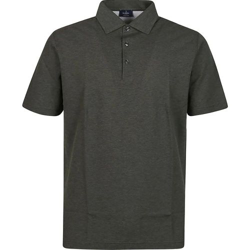 Short Sleeve Polo Shirt Green - Größe 52 - Barba Napoli - Modalova