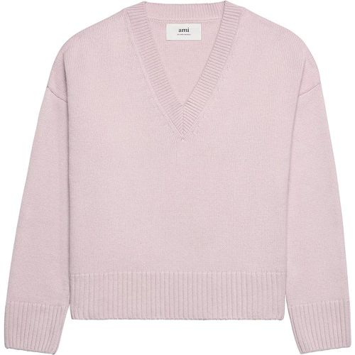WOOL CASHMERE Sweater - Größe M - rosa - AMI Paris - Modalova
