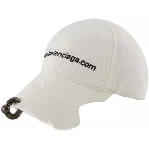 Caps & Mützen - Piercing Hat - Cotton - White - Gr. M - in - für Damen - Balenciaga - Modalova