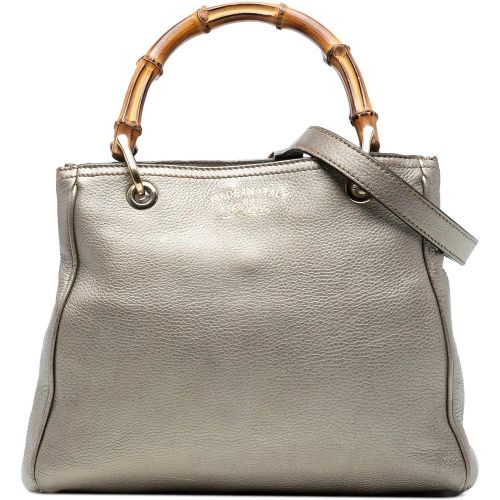 Hobo Bags - Small Calfskin Bamboo Shopper Satchel - Gr. unisize - in Gold - für Damen - Gucci - Modalova