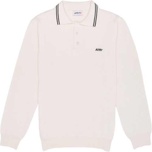 Polo Langarmshirt mit Logo-Stick - Größe L - Autry International - Modalova