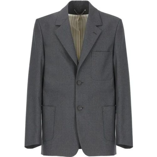 Grey Virgin Wool Jacket - Größe 48 - Golden Goose - Modalova