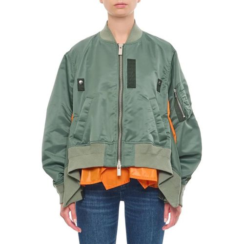 Nylon Twill Blouson - Größe 1 - grün - Sacai - Modalova