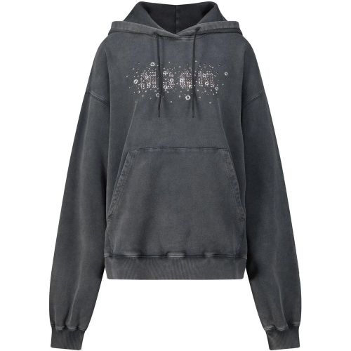 Oversized Hoodie mit Logo - Größe L - MSGM - Modalova