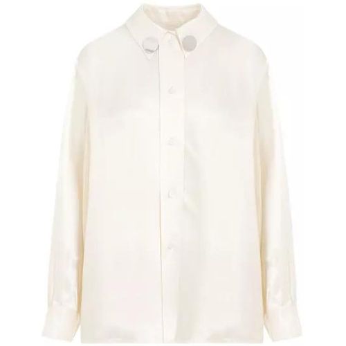 Beige Viscose Shirt - Größe 36 - white - Jil Sander - Modalova