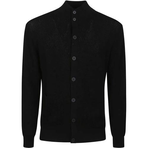 Black Ribbed Cardigan - Größe 50 - Ballantyne - Modalova