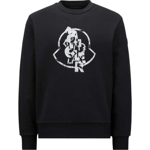 Cotton Logo Sweatshirt - Größe M - Moncler - Modalova