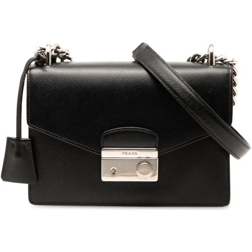 Hobo Bags - Saffiano Lux Sound Lock Crossbody - Gr. unisize - in - für Damen - Prada - Modalova