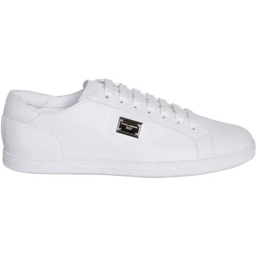 Low-Top Sneaker - DOLCE & GABBANA White Sneakers - Gr. 45 (EU) - in - für Damen - Dolce&Gabbana - Modalova