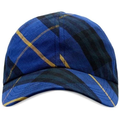 Caps & Mützen - Blue Check Pattern Hat - Gr. L - in - für Damen - Burberry - Modalova