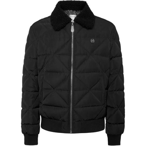 Jacke Daunenjacke Mit Lammfell - Größe 3XL - Philipp Plein - Modalova