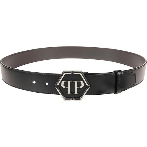 Gürtel - Hexagon Belt Black - Gr. 100 - in - für Damen - Philipp Plein - Modalova