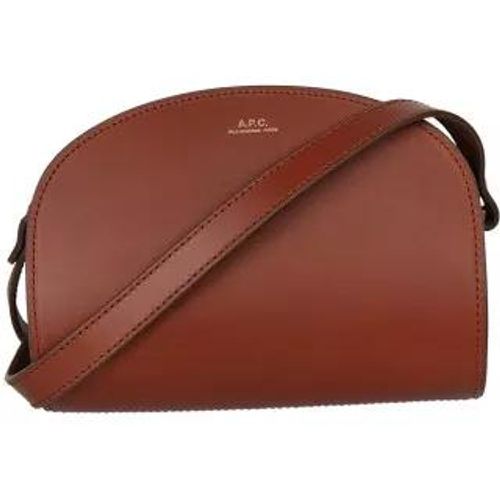 Shopper - Demi Lune Mini Leather Bag - Gr. unisize - in - für Damen - A.P.C. - Modalova