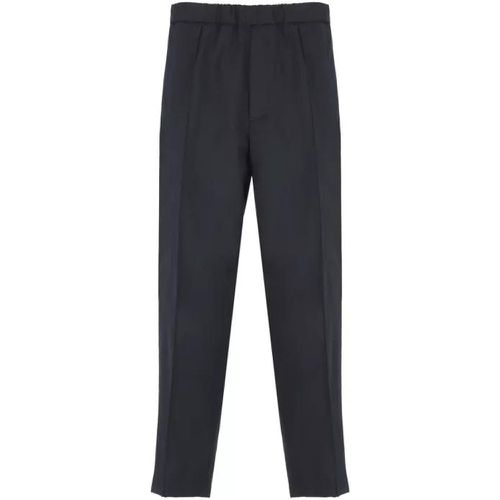 Dark Blue Wool Trousers - Größe 48 - black - Jil Sander - Modalova