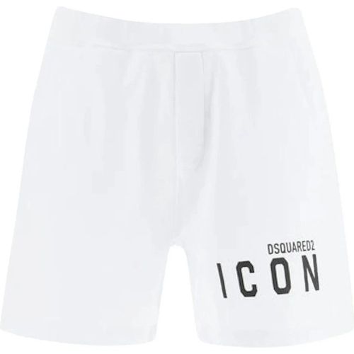 Cotton Logo Shorts - Größe L - Dsquared2 - Modalova