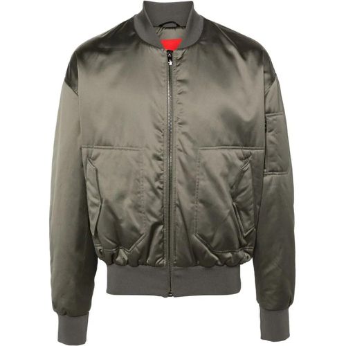 Grey Baseball Collar Jacket - Größe 46 - Ferrari - Modalova