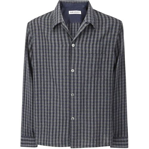 Checkered Wool Blend Shirt - Größe 46 - Our Legacy - Modalova