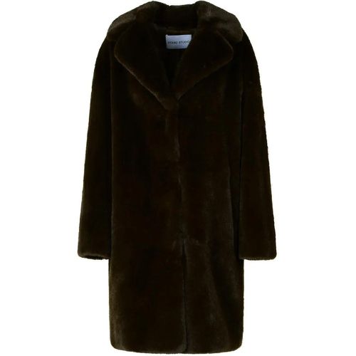 Teddy Camille' Brown Faux Fur Jacket - Größe 34 - Stand Studio - Modalova