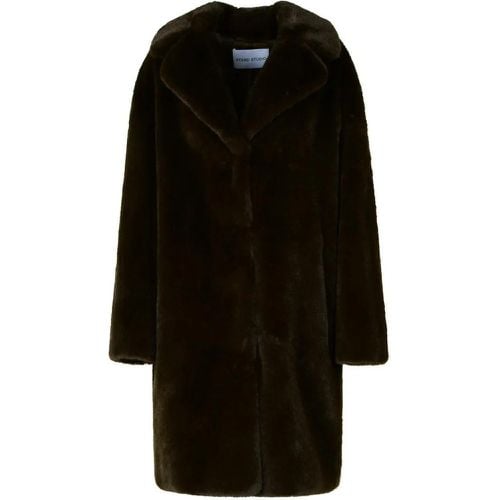 Teddy Camille' Brown Faux Fur Jacket - Größe 38 - Stand Studio - Modalova